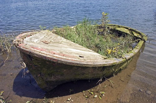 Barca abandonada